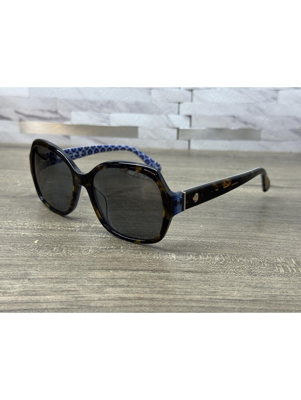 Kate Spade Amberlynn/S 2VMSP Tortoise Blue Floral Sunglasses 57[]18 *FRAMES ONLY